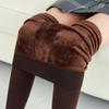 S141 leggings acolchoadas de veludo perolado com forro de lã outono e inverno novas calças quentes para pés femininas 230g atacado