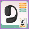 Auricular Bluetooth de un solo oído en stock, tiempo de espera ultralargo, no intraauricular, montado en la oreja, táctil, auricular OWS verdaderamente inalámbrico