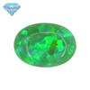 Huagang Gem Ovo em forma de OPAL Sintético Pedra Nua Face OPAL Artificial Oval Fundo Plano OP11