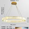 Lámpara de araña de cristal de lujo para comedor, lámpara de alta gama para sala de té, 6 lámparas nuevas de diseño para mesa de comedor y mesa de bar, hierro