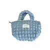 Bolsa de mano tipo tote para el día a día con forma de nube, pequeña y fresca, bolsa para el almuerzo de gran capacidad para trabajadores de oficina, tote de lona versátil y casual