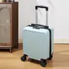 Mala de Cabine Leve de 14 Polegadas Rodas Universais Silenciosas 360° Alça Telescópica com Trava de 3 Estágios Aprovada pelas Companhias Aéreas Bagagem de Mão