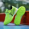 Nuevos zapatos de fútbol con tacos para entrenamiento, zapatos deportivos de competición y entrenamiento con tacos TF para niñas y niños, disponibles para venta al por mayor
