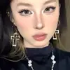 Pendientes de Aro Grandes Clásicos Elegantes para Mujer, Pendientes Retro de Alta Gama, Pendientes de Aro Únicos Exagerados, Círculos de Aleación de Titanio