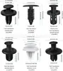 100 Piezas en caja hebilla universal tornillo para parachoques de coche, maletero, guardabarros, panel de puerta clip de expansión