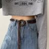 Cinto de Corda de Cânhamo Trançado Distintivo Vintage Feminino de Alta Qualidade Decorativo para Jeans Camisa Verão Cobre Cintura Feminino