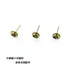 Brincos de pérola em aço inoxidável 3-10mm Ouro Rosa ouro cruz Tigela Copo brincos diy Acessórios Atacado