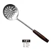 Espátula de aço inoxidável 304 conjunto de cozinha cabo de madeira pá de cozinha colher de sopa escorredor colher de cozinha utensílios de cozinha