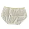 0017A Tipo Algodón de Xinjiang para Bebé Cubre Cadera Fresco y Sencillo Básico Cintura Baja-Media Panties para Mujer 10A Entrepierna Extendida Todas las Estaciones
