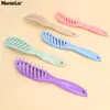 Pente Curvo Plástico Oco para Penteado Pompadour Masculino, Alisamento de Cabelo, Cabeleireiro e Pente de Massagem no Couro Cabeludo Venda por Atacado