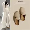 En Zapatos Birkenstock para Mujer Primavera y Verano 2023 Nuevos Zuecos Perezosos de Suela Gruesa para Uso Exterior Zapatillas Deslizables con Punta del Pie Otros