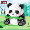Serie de Bloques de Construcción Bloques de Construcción Chinos Figura de Panda Gigante Huahua Regalo Educativo Ensamblaje Juguetes de Bloques de Construcción de Partículas Pequeñas Venta al por Mayor