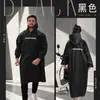 Impermeable eva para adulto con capucha reflectante poncho de lluvia portátil engrosado anti-lluvia fuerte impermeable para ciclismo vehículo eléctrico venta al por mayor