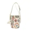Bolsa de Tela Bordada de Alta Gama Transfronteriza 2026 Nueva Primavera para Mujer, Bolso Cruzado de Hombro Magnético Versátil de Moda, Elegante