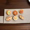 Pão Alcalino Estilo Francês Adesivos Magnéticos Mini Pães Europeus Ímãs de Geladeira Adesivos de Memo para Assar Ímãs Decorativos Ferro Qi