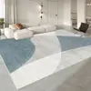 Tapete de Sofá para Janela de Canto Estilo Creme Antiderrapante de Luxo para Sala de Estar, Tapete Lavável para Quarto ao Lado da Cama, Mesa de Centro