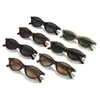 72511 Nuevas Gafas de Sol Polarizadas Ovaladas Coreanas de Moda para Hombres y Mujeres Celebridad de Internet Retro Fotografía Callejera Gafas de Sol Rojas Ancla