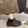 Botas de tacón bajo de moda, zapatos pequeños de cuero elegantes de punta para mujer, estilo nicho, nuevos para la primavera de 2026, versátiles, cómodos, tipo slip-on casual