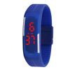 2018 Pulseira LED de Pulseira Fina com Uma Tecla Relógio Jelly para Homens e Mulheres Criativo Estudante Infantil Presente Relógio de Pulseira