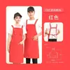 Delantal de lona impermeable y resistente al aceite, hecho a medida para publicidad, catering, cocina, uso doméstico, con impresión de logotipo, venta al por mayor de fábrica
