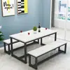 Mesa y silla de comedor pequeño restaurante comedor puesto de fideos taburete desayuno mala tang té de leche tienda de snacks mesa de comedor establecimiento de catering comercial