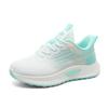 [Personalizado] Q1005 Nuevos Zapatos Blancos Transpirables Primavera y Otoño 2025 Suela Fina Elevada Casual Tejidos Resistentes al Desgaste Tendencia