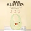 Nuevo babero de silicona ultrafino para bebé, impermeable, anti-suciedad, babero de silicona de grado alimenticio, bolsillo de silicona para comida complementaria de bebé