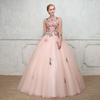 Vestido de Actuación Escénica 2026 Estilo Nuevo Novia Boda Manga Media Encaje Tul Vestido de Boda Adelgazante Largo hasta el Suelo Vestido de Noche