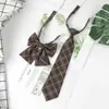 Corbata y Pajarita Estilo Academia para Estudiantes Jk, Nueva Corbata Negra para Mujeres, Corbata y Pajarita Jk para Mujeres