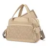 Nova Bolsa de Fraldas Bolsa de Mão Bolsa de Mamãe Bolsa de Fraldas de Viagem Bolsa Transversal Bolsa de Fraldas de Bebê com Estojo para Chupeta