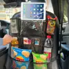 Bolsa de almacenamiento multifuncional para asiento transfronterizo, bolsa colgante para iPad, bolsa de almacenamiento para respaldo de asiento de coche, bolsa de almacenamiento, Oxford anti-patada para asiento trasero
