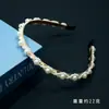 Diadema de Perlas para Mujer, Estilo Retro Simple, Elegante Banda para el Cabello, Estilo de Celebridad de Internet Coreana, Como un Hada, Accesorio para el Cabello Súper de Hada