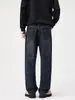 Moda Masculina Fengshe / Jeans Masculino Novo para Primavera e Outono 2026, Estilo Americano High Street Reto Solto, Calças de Perna Larga Grossas Macias de 7 Fios