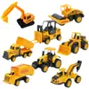 Excavadora deslizante modelo de coche de aleación transfronteriza coche de juguete para niños simulación mini coche de ingeniería de construcción niño