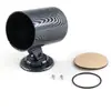 2 pulgadas (52 mm) copa de instrumento de coche negra soporte de instrumento modificado cubierta de instrumento con patrón de carbono colocada horizontalmente
