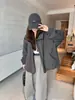 Jaqueta casual com capuz estilo coreano para mulheres, novo modelo outono 2026, modeladora e versátil, top da moda deste ano