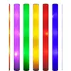 Bastão Glow Esponja Concerto Barra Sete Cores Fixo, Suporte Personalizado Haste Espuma Prop de Atmosfera Bastão Fluorescente Luminoso Fixo