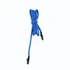 Tubo Termorretrátil de Ponta Dupla Longo de 136cm, Corda Redonda Trançada de Seda Baixa Elasticidade com 32 Fios, Corda Tubo Amarrada, Corda Colorida para Cós