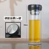 Fabricante Venta al por mayor de Taza Termo de Vidrio de Doble Capa con Logo Impreso Taza de Té Aislada Taza de Vidrio de Borosilicato Alto