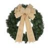 Decoración para la punta del árbol de Navidad de Amazon Transfronterizo Lazo Grande Cinta con Borde de Terciopelo para Lazo DIY