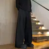 Pantalones plisados para hombre al por mayor de fábrica del sudeste asiático transfronterizos, pantalones de otoño estilo americano fluidos, pantalones casuales elegantes para primavera y otoño