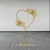 Arco de Suporte em Forma de Coração Suprimento da Amazon Arco de Ferro para Casamento Adereços Fundo de Gramado Externo Decoração de Casamento