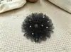 Flores de Organza con Perlas Hechas a Mano, Estilo de Hada y Hermosas, Pinzas para el Cabello Versátiles de Bricolaje, Accesorios para el Cabello, Accesorios para Ropa