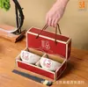 Leader Fortune Lun Lian Criativo Doméstico Cerâmica Tigela e Hashi Conjunto de Louça Promoção Empresarial Bem-Estar Presente Compra em Grupo