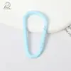 Broche de Resorte en Forma de D Chapado en Aleación de Zinc Accesorios de Joyería DIY Llavero Colgante para Bolsa de Muñeca Joyería para Equipaje