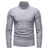 Comércio exterior transfronteiriço outono e inverno Nova moda masculina europeia e americana suéter de gola alta moda jovem torção camisa de fundo fino