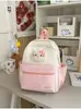 Mochila Nueva Linda Dulce Dibujos Animados Bloques de Color Mochila Escolar para Estudiante de Jardín de Infancia Mochila Versátil Casual para Viaje