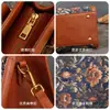 Producto Nuevo de Comercio Exterior 2026: Bolsa Boston Grande de Gran Capacidad para Madres de Mediana Edad, Bolso de Hombro/Axila Bordado a Mano para Mujer
