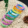 Pulsera Popular de Camuflaje Transfronteriza Pulsera de Silicona con Citas Inspiradoras Pulsera Deportiva Pulsera de Goma con Citas Inspiradoras