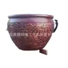 Ornamentos de Tanque de Água Grande de Cobre Puro Quadrado para Exterior Pátio de Casa Tanque Grande de Cobre Puro Cabeça Dupla de Tigre Fábrica de Fundição de Tanques Grandes de Cobre
